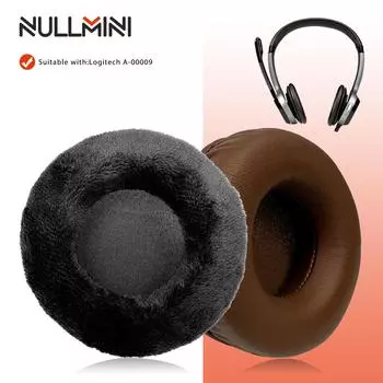 Сменные амбушюры NullMini для наушников Logitech A-00009 A00009, амбушюры, наушники-вкладыши, гарнитура
