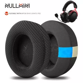 Сменные амбушюры Nullmini для наушников MPOW BH415 BH473 AIR PRO, охлаждающие гелевые амбушюры, подушечки для наушников, оголовье