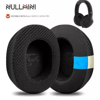 Сменные амбушюры Nullmini для наушников Razer Kaira X, Kaira Pro, охлаждающие гелевые амбушюры, подушечки для наушников, оголовье