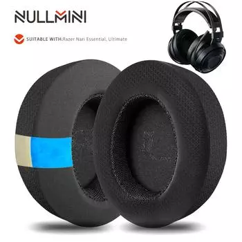 Сменные амбушюры Nullmini для наушников Razer Nari Essential, Ultimate, охлаждающие гелевые амбушюры, подушечки для наушников, чехлы