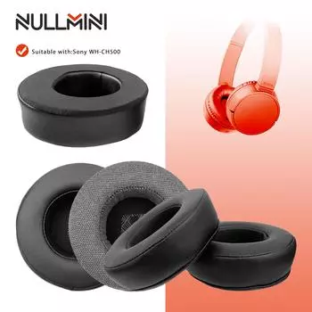 Сменные амбушюры NullMini для наушников Sony WH-CH500 CH510, амбушюры, велюровые чехлы