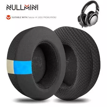 Сменные амбушюры Nullmini для наушников Takstar HI 2050 PRO80,PRO82, охлаждающие гелевые амбушюры, подушечки для наушников, оголовье