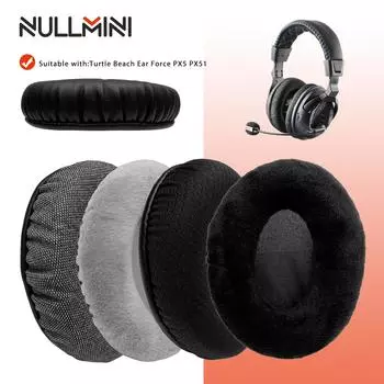 Сменные амбушюры NullMini для наушников Turtle Beach Ear Force PX5 PX51, амбушюры, подушечки для ушей, оголовье для гарнитуры