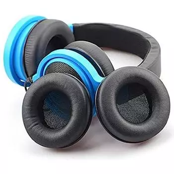 Сменные амбушюры, подушечки для ушей, совместимые с игровыми наушниками Razer Kraken Pro оранжевый/чёрный