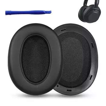 Сменные амбушюры Sony ULT WEAR, совместимые с Sony YAJOJO, мягкие, пыленепроницаемые, моющиеся, WH-ULT900N, WH-ULT900N, с защитой от отпечатков пальцев и пятен (черный)