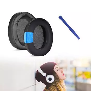 Сменные амбушюры, совместимые с накладными наушниками Sony WHXB910N XB910N, удобные амбушюры из пены с эффектом памяти