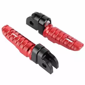 Сменные аксессуары для мотоциклов из алюминиевого сплава Yamaha Передние педали для мотоцикла Передняя левая и правая пара подножек из алюминиевого сплава FP-273-Set MT03 красный