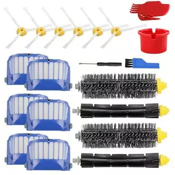 Сменные аксессуары Фильтр для Irobot Roomba 600 Series 605 610 614 615 616 620 625 630 Пылесос-пылесос с насадкой-щеткой