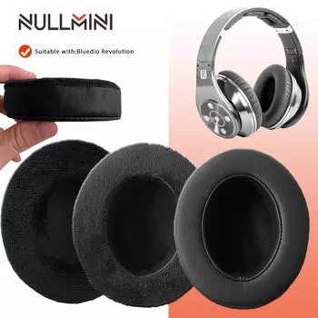Сменные бархатные амбушюры NullMini для наушников Bluedio Revolution, утолщенные амбушюры с эффектом памяти, гарнитура