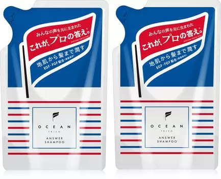 Сменные блоки шампуня Ocean Toriko Answer по 350 мл каждый (Набор 2)