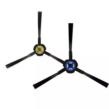 Сменные боковые щетки для Ilife V8 V80 V8S X800 X785 X750 A9S A7, аксессуары для робота-пылесоса, 1 пара, левый и правый, синий и Yell