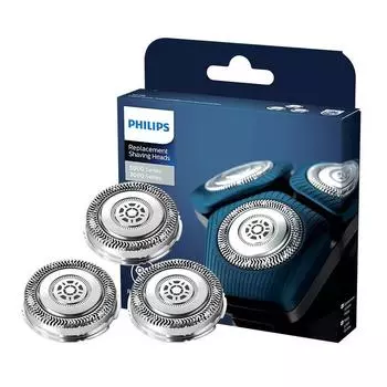 Сменные бритвенные головки Philips SH71. Подходит для пятиугольных бритвенных головок серии 5000 и всех серий 7000.