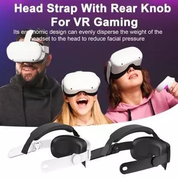 Сменные детали для оголовья очков VR Регулируемая ручка для надежной посадки Сверхлегкий чёрный