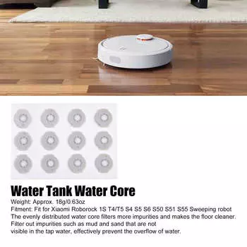 Сменные фильтры для водяного бака, аксессуары для подметального робота, подходят для Xiaomi Roborock 1S T4/T5 S4 S5 S6 S50 S51 S55, подметального робота