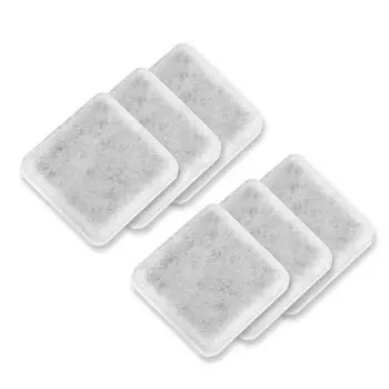 Сменные фильтры Фильтр для диспенсеров воды для кошек Сменный фильтр для кошек Фильтр для кошачьего фонтана для питьевого фонтана 6PC