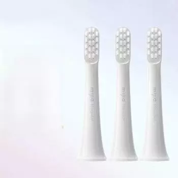 Сменные головки для электрической зубной щетки Xiaomi T100 Sonic - Мягкая щетина (3-Pack) 3 pieces белый