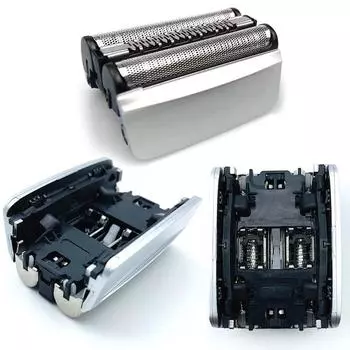 Сменные головки для электробритвы, кассета, сменная головка, сетка и режущий элемент для бритвы Braun Series 8 83M 8330S 8370CC серебряный