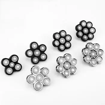 Сменные головки для бритв 5/6/7/8 головок для бороды, сменные бритвы для головы для лысых мужчин, универсальная прямая поставка