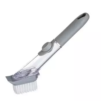 Сменные головки для дозирования мыла, щетки для мытья посуды, кухонные щетки, кастрюли, раковины светло-серый