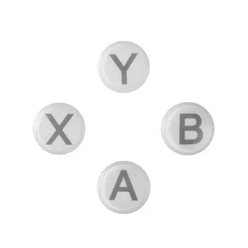 Сменные колпачки клавиш для геймпада Gulikit Handle KingKong 2 Pro NS08 NS09 белый