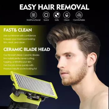 Сменные лезвия для бритвы Brangdy, совместимые с оригинальной электробритвой One Blade QP2520 QP2630 QP2724 QP6510 QP6520 QP6530