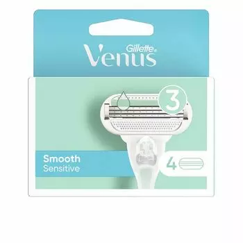 Сменные лезвия для бритвы Gillette Venus Smooth Sensitive, 4 шт. (4 единицы)
