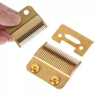 Сменные лезвия для машинки для стрижки волос, 2 шт./компл., сменные лезвия для машинки для стрижки волос золотой