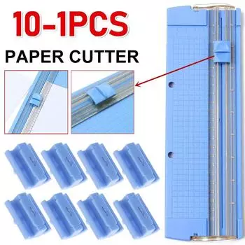 Сменные лезвия для резки бумаги формата А4/А5, гильотинный резак для бумаги с выдвижной линейкой для фоторезок, принадлежности для скрапбукинга
