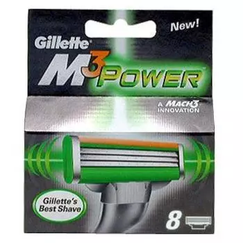 Сменные лезвия Gillette M3 Power 8