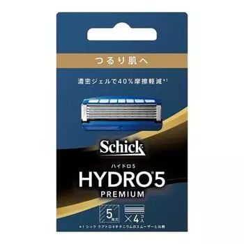 Сменные лезвия Hydro Schick Hydro 5 Premium Smooth Skin (4 шт) с Skin Guard 5 Blades Green
