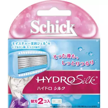 Сменные лезвия Schick Hydrosilk (2 куска) Женская бритва