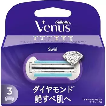 Venus PG desiGn Gold Venus Swirl Gloss Skin сменные лезвия в упаковке из 3 шт.
