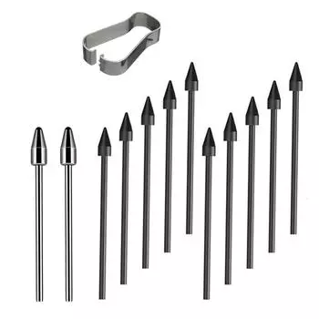 Сменные наконечники с зажимом для планшетного карандаша, запасные наконечники для Samsung Tab S7 S8 S9 Pen