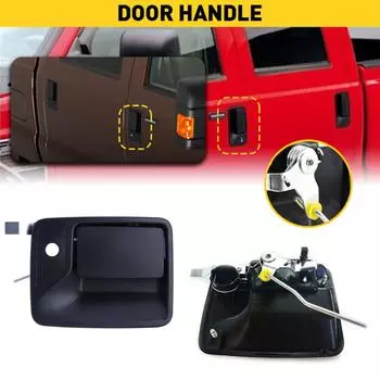 Сменные наружные дверные ручки передние задние водительские пассажирские для F250 F350 F450 99-16 7C3Z2522404AA 7C3Z2522405AA Left Rear