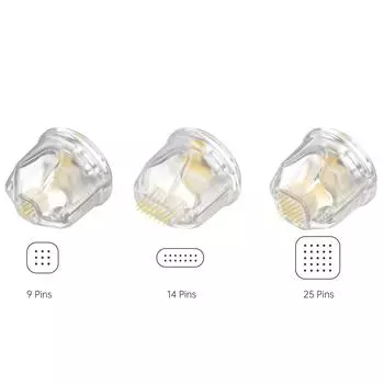 Сменные насадки Bio Roller Q2, 5 шт. 25pin&5pcs прозрачный