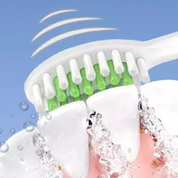 Сменные насадки для электрической зубной щетки DuPont Bristle совместимы с насадками для профессиональной электрической зубной щетки Philips жёлтый