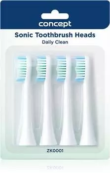 Сменные насадки зубной щетки Concept Perfect Smile Daily Clean TU прозрачный