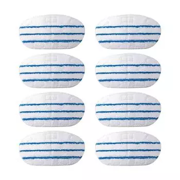 Сменные подушечки для паровой швабры, 8 шт., совместимые с PurSteam Очиститель паровой швабры PurSteam ThermaPro 10-в-1 One Size