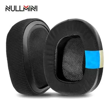 Сменные подушечки Nullmini для наушников Logitech G335 G535 G733, повязка на голову, охлаждающий гелевый сетчатый белый амбушюр, подушка