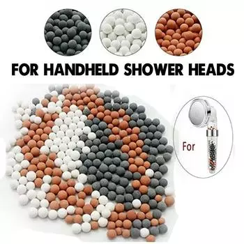Сменные шарики для душа, анионные минеральные шарики, очищающие камни для очистки воды, фильтр для душа, 3 вида 3Bags