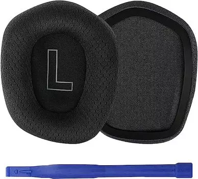 Сменные тканевые амбушюры для наушников, совместимые с Logitech G733 LIGHTSPEED, сменные наушники для беспроводной игровой гарнитуры, амбушюры чёрный