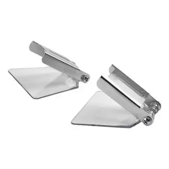 Сменные защитные щитки для защиты глаз, 2 шт., серебристые и прозрачные