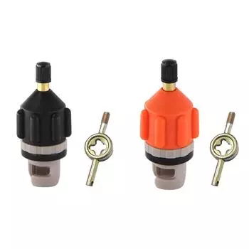 Сменный адаптер воздушного насоса, преобразователь воздушного клапана для десантного катера SUP Board оранжевый