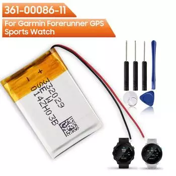 Сменный аккумулятор 361-00086-11 для спортивных часов Garmin Forerunner с GPS, аккумулятор 180 мАч + инструменты