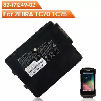 Сменный аккумулятор 82-171249-02 82-171249-01 для ZEBRA TC70 TC75, аккумулятор для сканера символов, аккумулятор, 4620 мАч