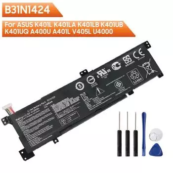Сменный аккумулятор B31N1424 для ASUS K401L K401LA K401LB K401UB K401UQ A400U A401L V405L U4000 4100 мАч