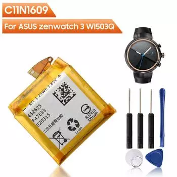 Сменный аккумулятор для часов ASUS Zenwatch 3 WI503Q C11N1609, аккумулятор 340 мАч 340mAh