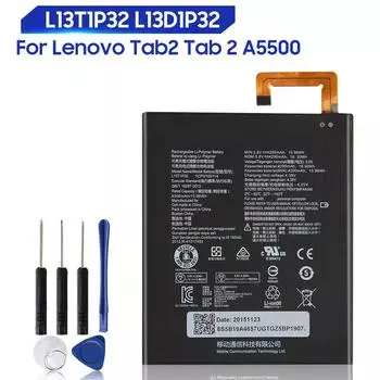 Сменный аккумулятор для Lenovo Tab2 Tab 2 A5500 S8-50F/L A8-50F/LC L13D1P32 L13T1P32, оригинальный аккумулятор для планшета, 4290 мАч