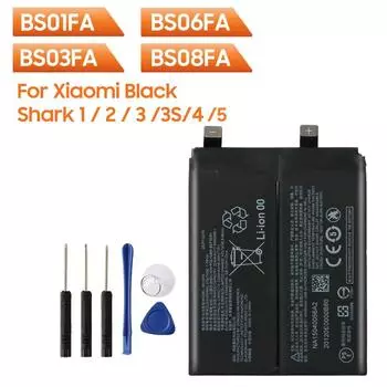 Сменный аккумулятор для телефона BS01FA BS03FA BS06FA BS08FA BS10FA для Xiaomi Black Shark 1 2 3 3S 4 5 Black Shark Helo перезаряжаемый аккумулятор BS06FA For Black Shark 3