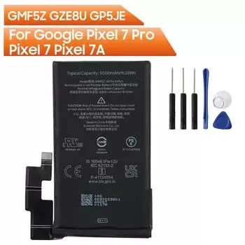 Сменный аккумулятор для телефона GMF5Z для Google Pixel 7 Pro GZE8U для Google Pixel 7 GP5JE для Google Pixel 7A GMF5Z For Pixel 7 Pro